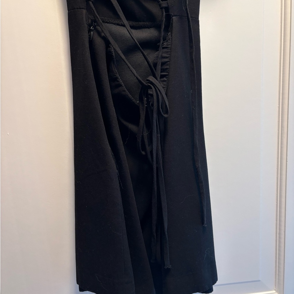 Zara Black and White Puff Sleeve Sundress - Picture 6 of 6